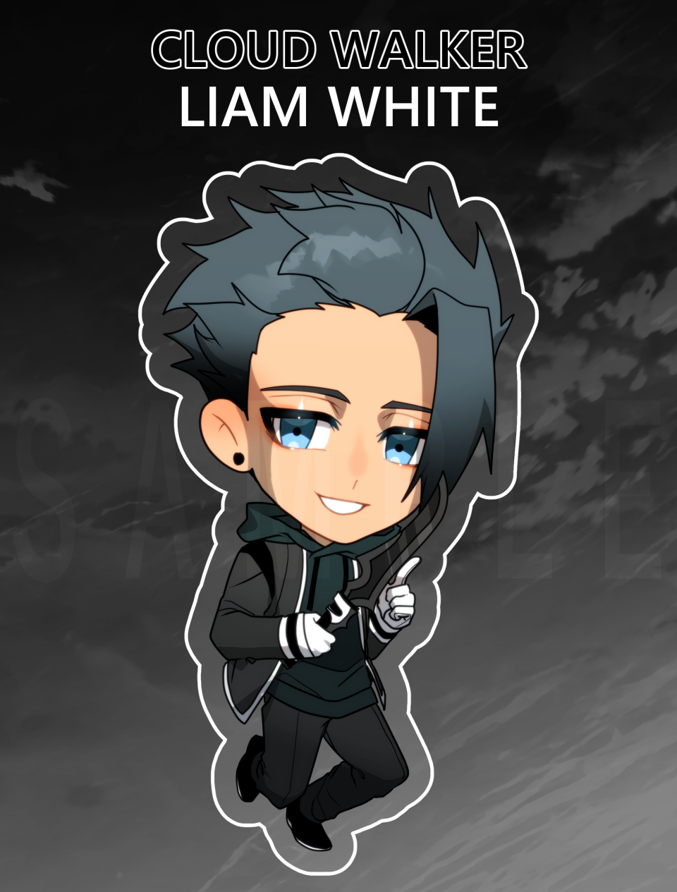 Cloud Walker MAIN Acrylic Keychain