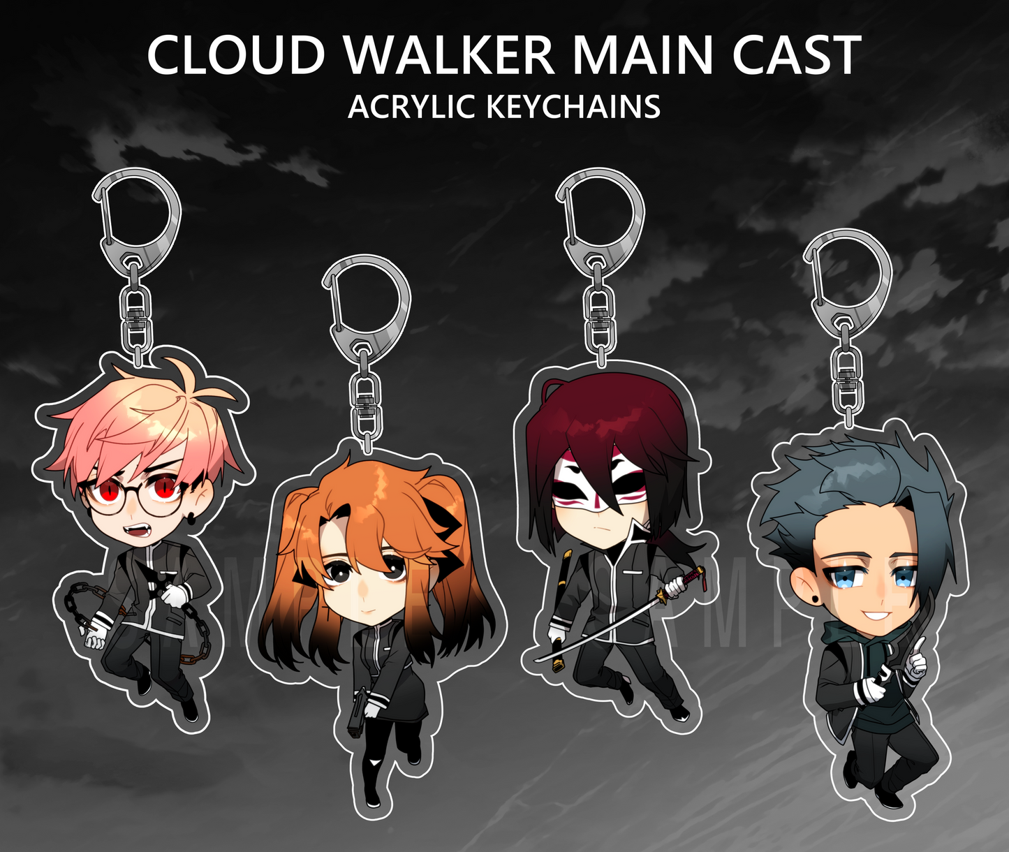 Cloud Walker MAIN Acrylic Keychain